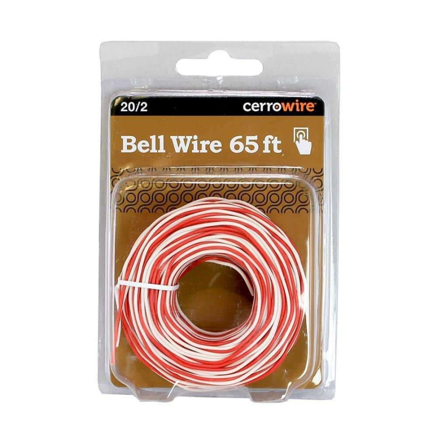 Doorbells * | Cerrowire 65 Ft. 20/2 Solid Copper Bell Wire