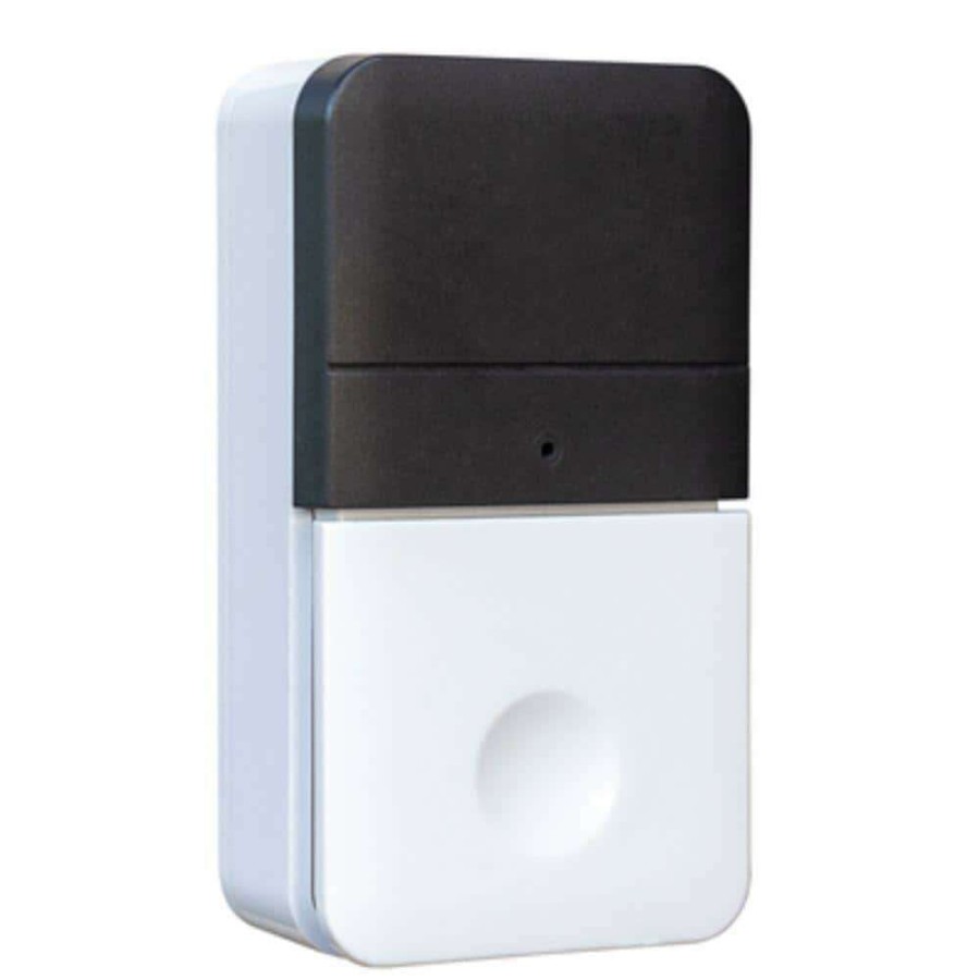 Doorbells * | Heath Zenith Piezo Black/White Plastic Wireless Door Chime Kit