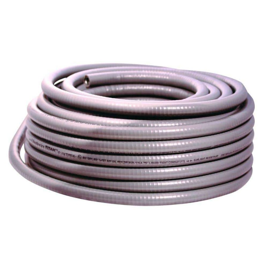 Electrical Boxes, Conduit & Fittings * | Southwire 1/2 In. X 100 Ft. Liquidtight Flexible Metallic Titan Steel Conduit