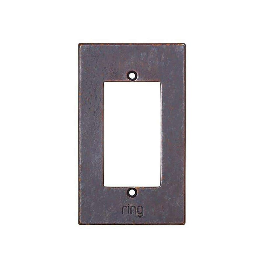 Doorbells * | Ring Wired Video Door Bell Elite Silicon Bronze Rust Faceplate