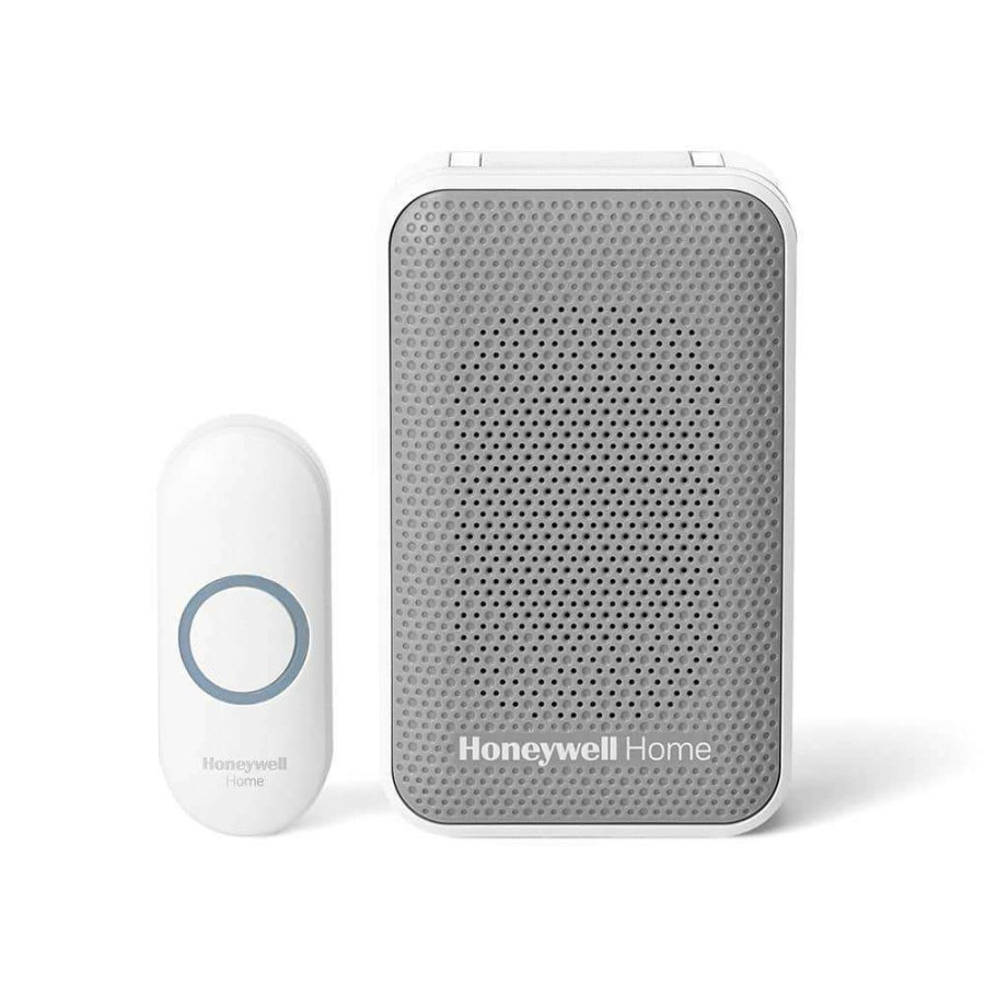 Doorbells * | Honeywell Home Series 3 Wireless Doorbell With Led Strobe Alerts And Push Button