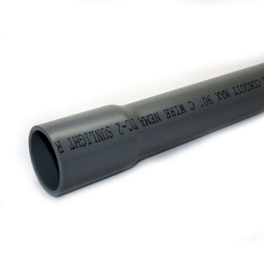 Electrical Boxes, Conduit & Fittings * | Jm Eagle 1-1/4 In. X 10 Ft. Pvc Schedule 40 Conduit