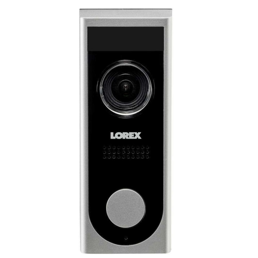 Doorbells * | Lorex 1080P Wired Wi-Fi Video Door Bell Security Camera With Person Detection