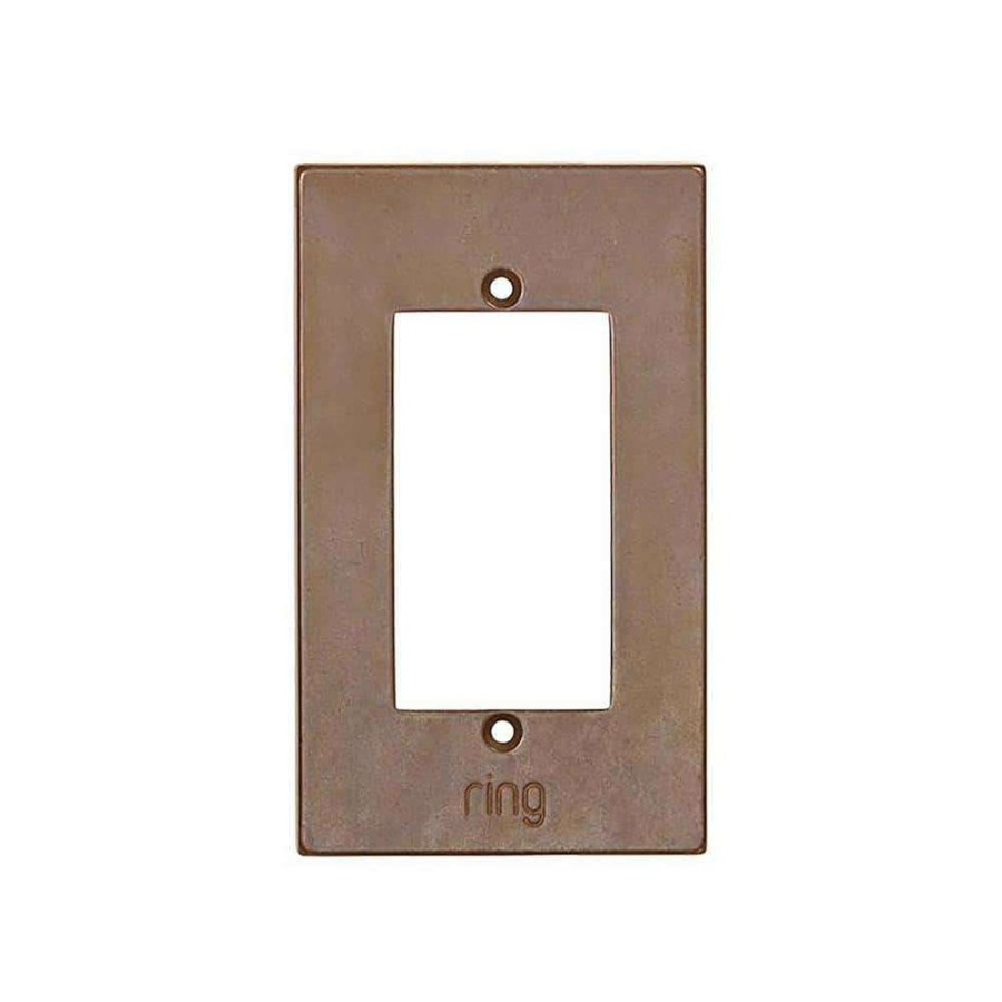 Doorbells * | Ring Wired Video Door Bell Elite Silicon Bronze Medium Faceplate