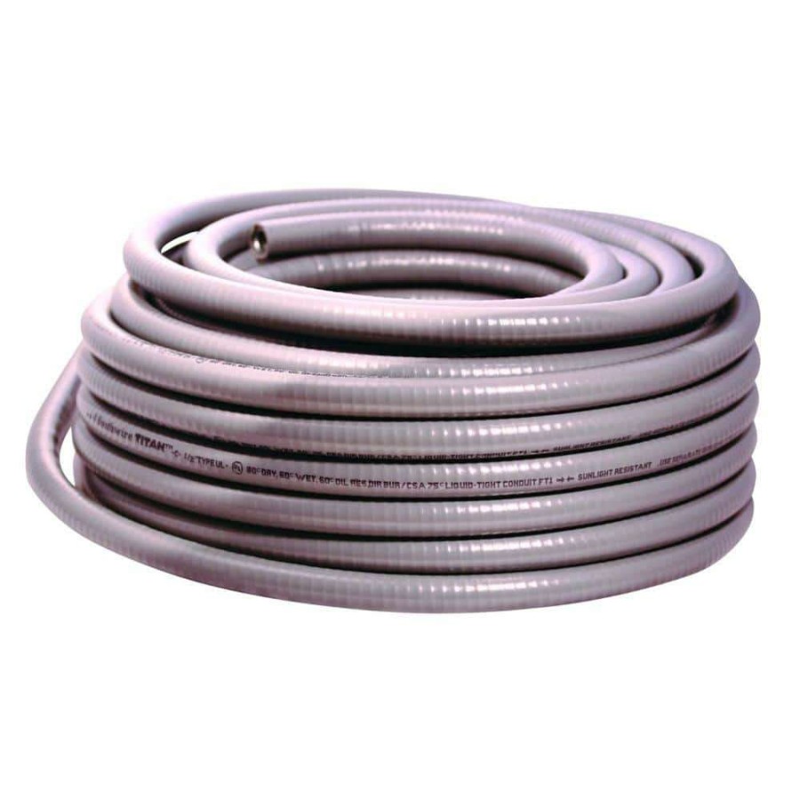 Electrical Boxes, Conduit & Fittings * | Southwire 1/2 In. X 25 Ft. Liquidtight Flexible Metallic Titan Steel Conduit