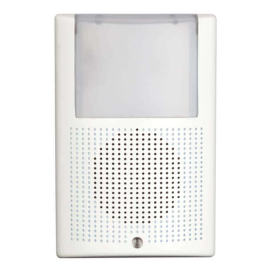 Doorbells * | Heath Zenith White Plastic Wireless Night Light Doorbell Kit