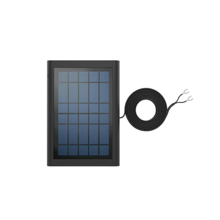 Doorbells * | Ring Black Solar Panel For Video Doorbell 3 And Video Doorbell 4