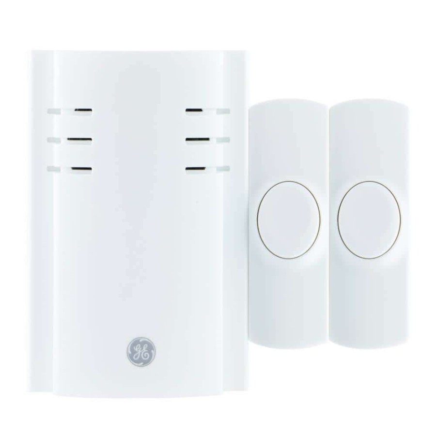 Doorbells * | Ge Wireless 8-Melody Wall Outlet Door Chime