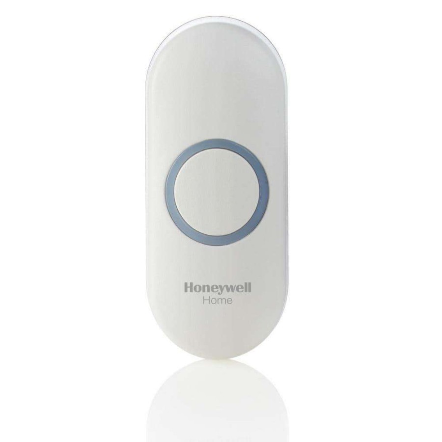 Doorbells * | Honeywell Home Wireless Doorbell Push Button In White