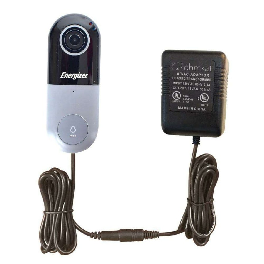 Doorbells * | Ohmkat Video Doorbell Power Supply Compatible With Energizer Smart Video Doorbell