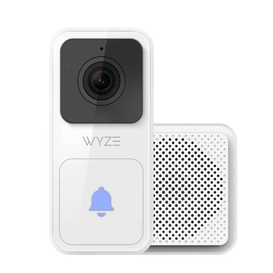 Doorbells * | Wyze Wired Video Doorbell (Chime Included), 1080P Hd Video, 3:4 Aspect Ratio, 2-Way Audio, Night Vision