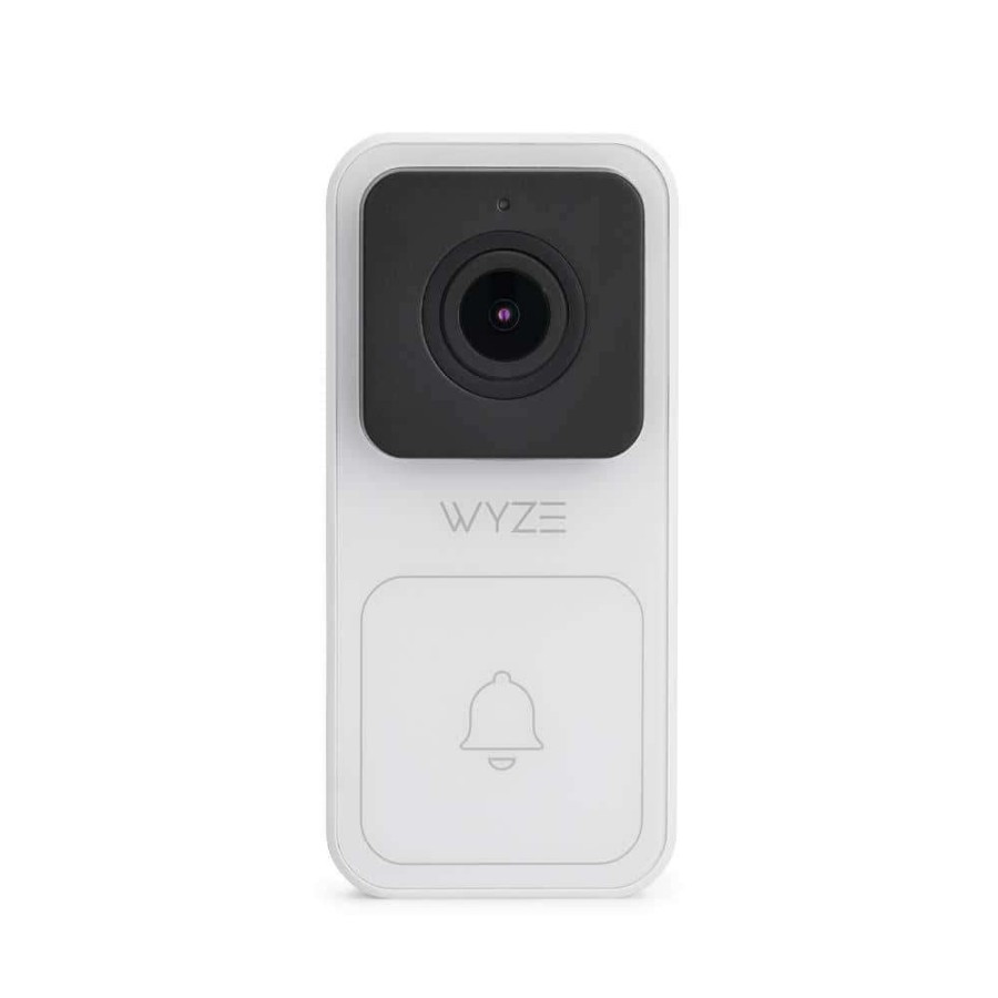 Doorbells * | Wyze Wired Video Doorbell (Chime Included), 1080P Hd Video, 3:4 Aspect Ratio, 2-Way Audio, Night Vision