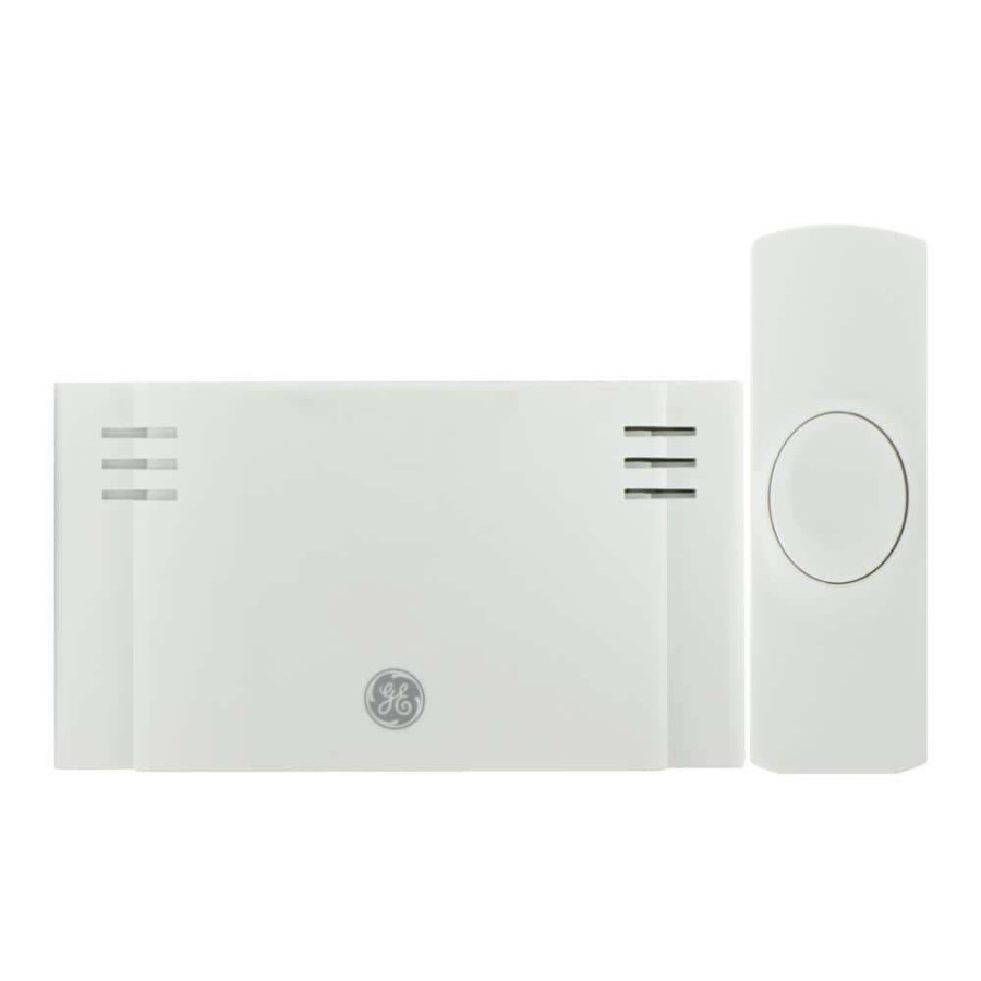 Doorbells * | Ge Wireless Door Chime, Battery Operated 2-Melody With 1-Push Button