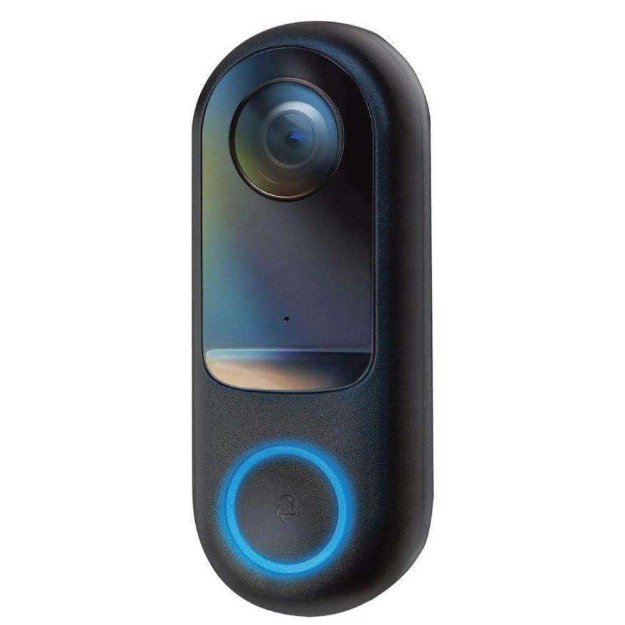 Doorbells * | Home Zone Security Wired Smart Video Doorbell Camera