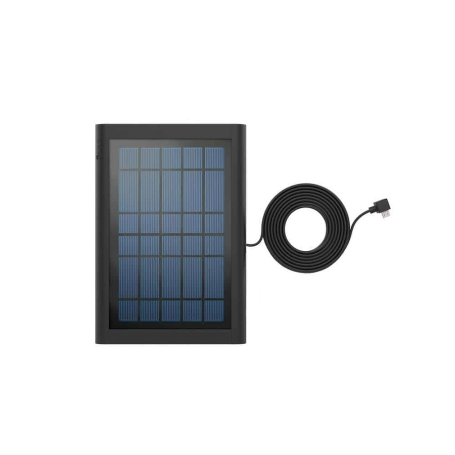 Doorbells * | Ring Black Solar Panel For Video Doorbell