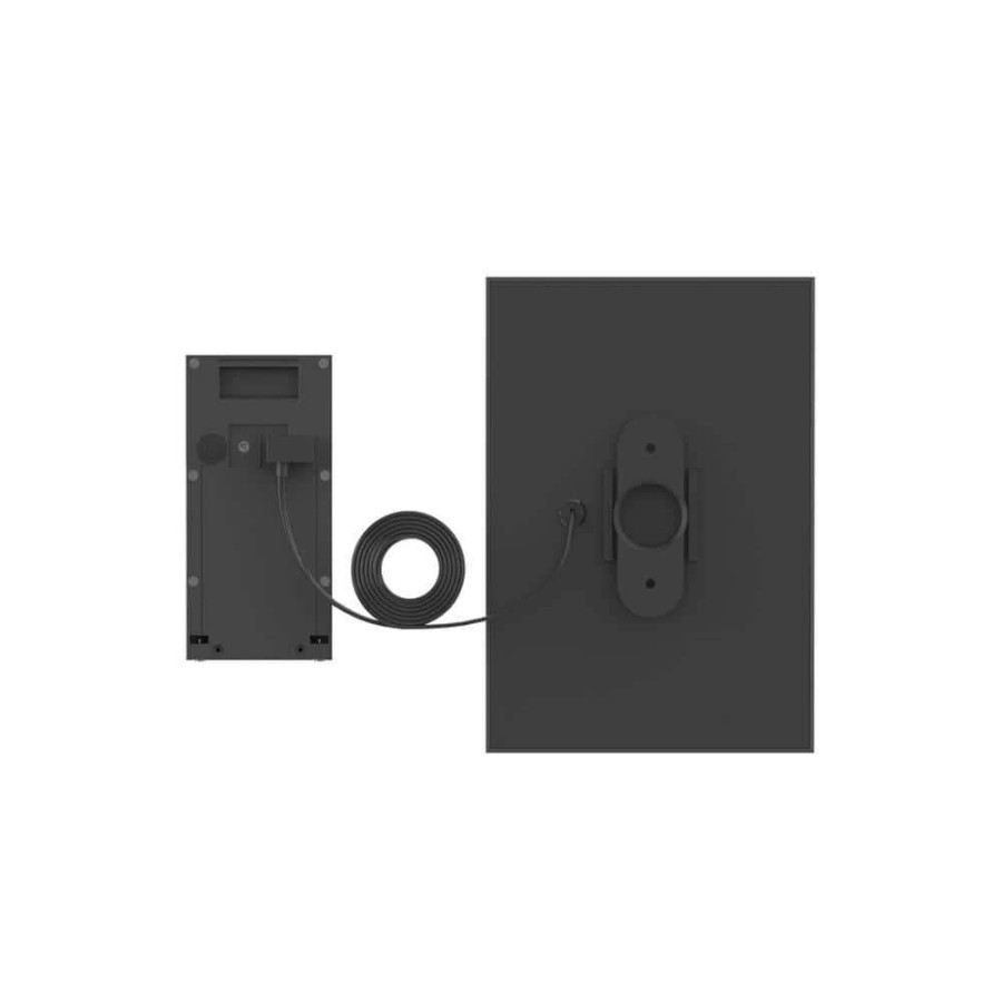 Doorbells * | Ring Black Solar Panel For Video Doorbell